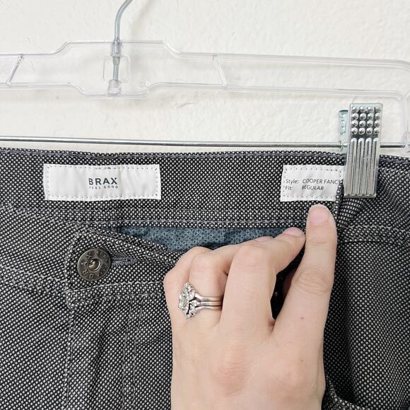 [Brax] Graphite Cooper Fancy Regular Fit Jeans Textured Five Pocket Style 36x34 - Picture 10 of 12